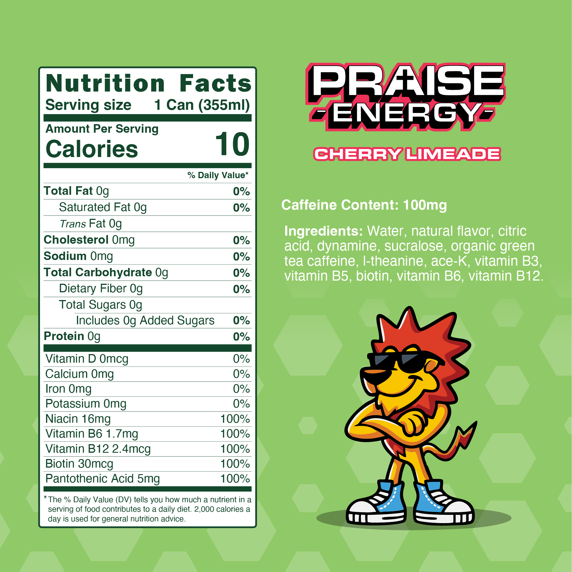 Praise Energy Cherry Limeade