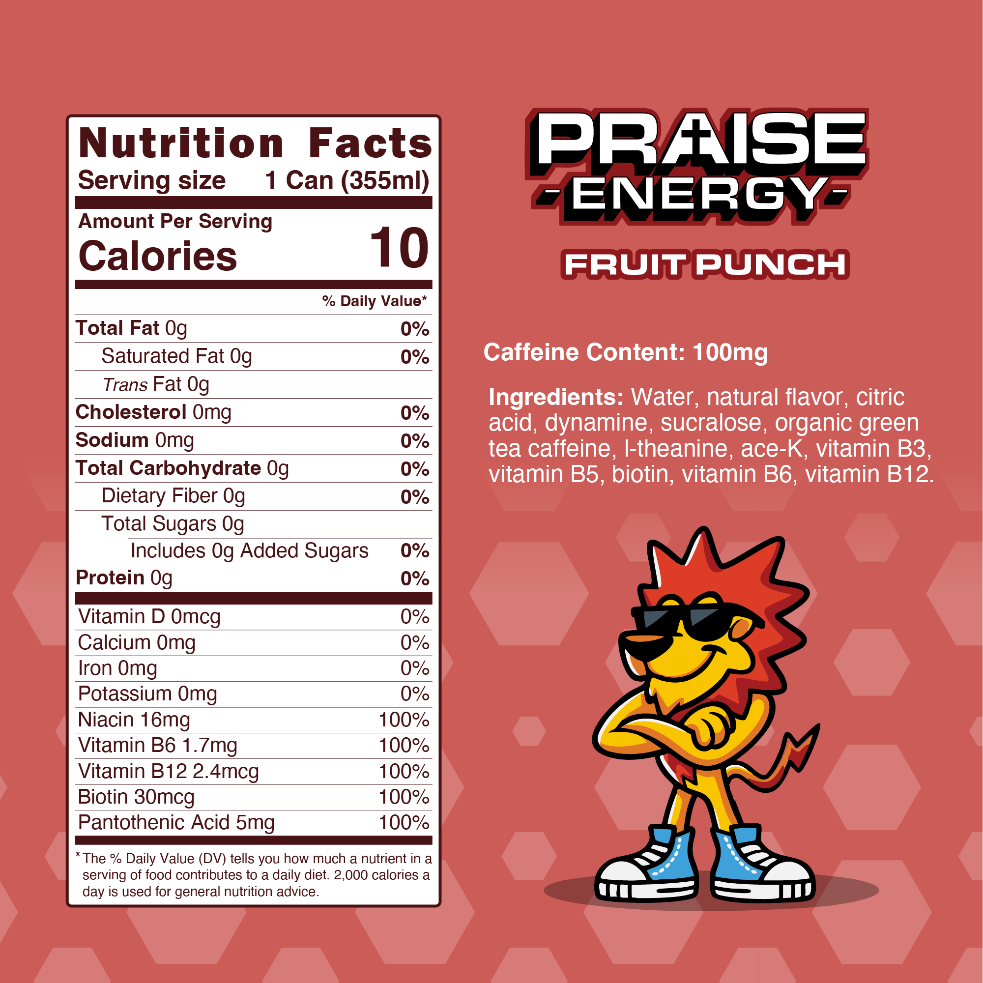 Praise Energy Fruit Punch