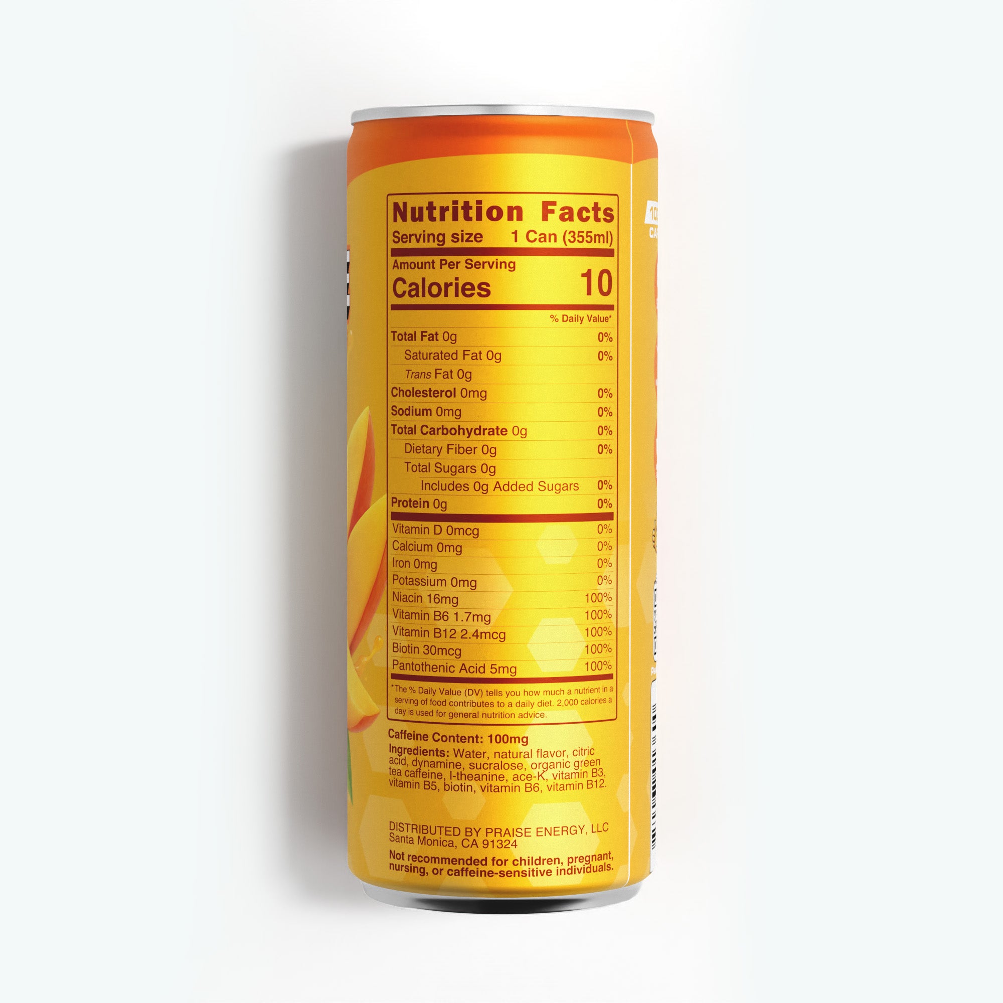 Praise Energy Peach Mango