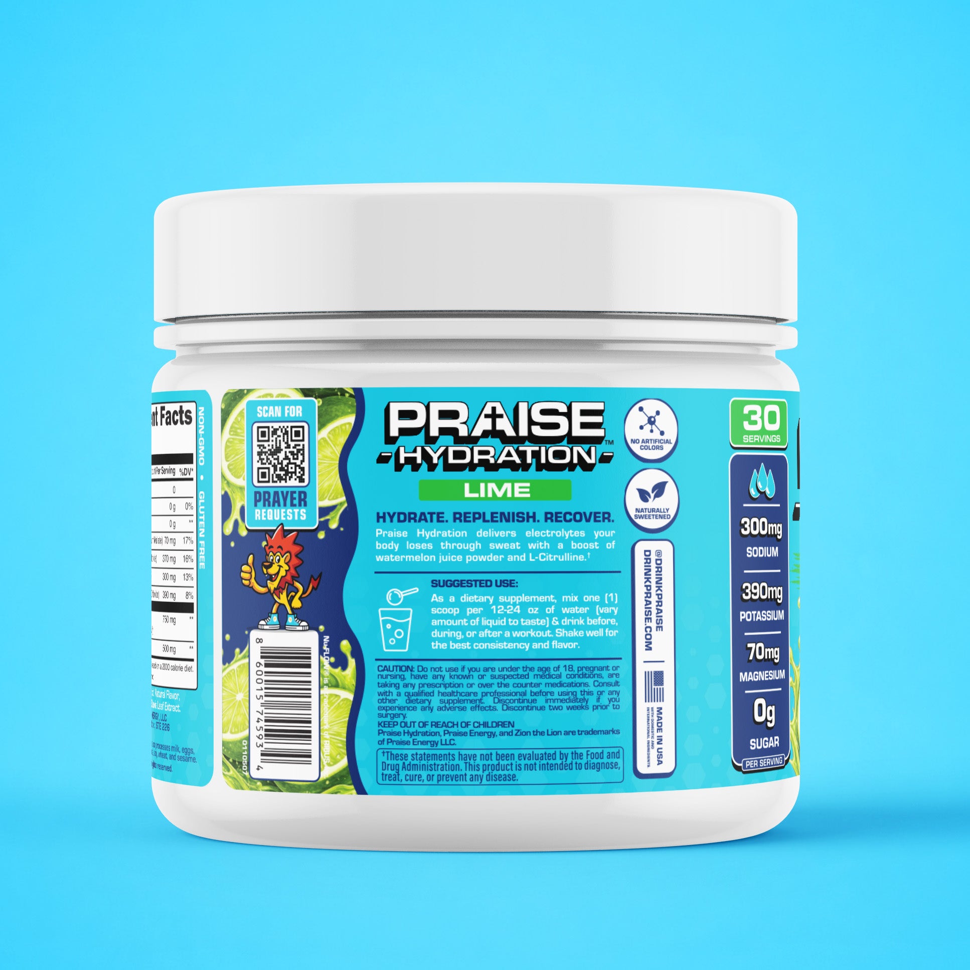 Praise Hydration Electrolytes - Lime