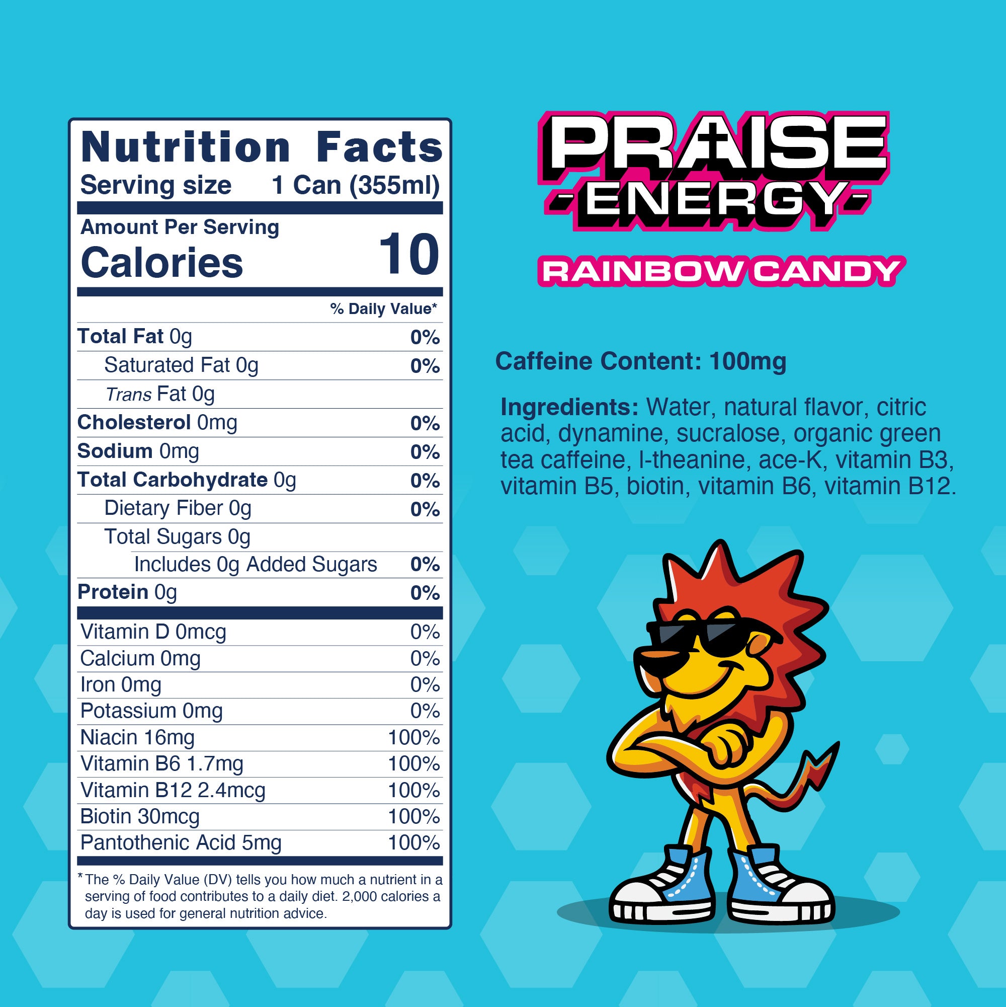 Praise Energy Rainbow Candy